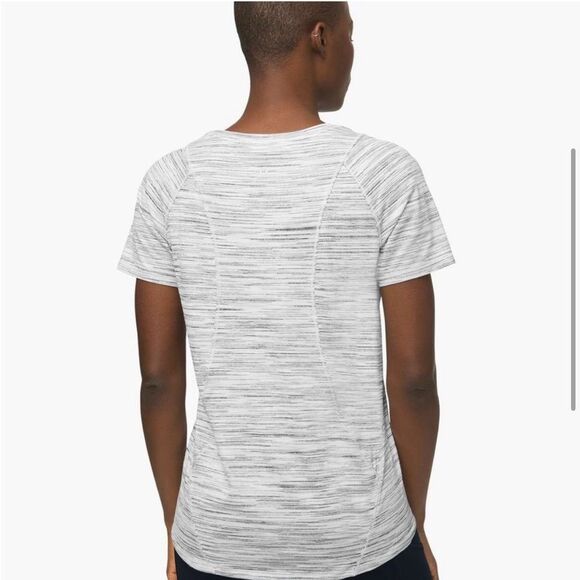 Lululemon Make Miles Count Short Sleeve tee women’s size 6 gray - Picture 2 of 6